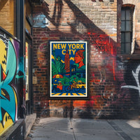 Vibrant New York City Poster
