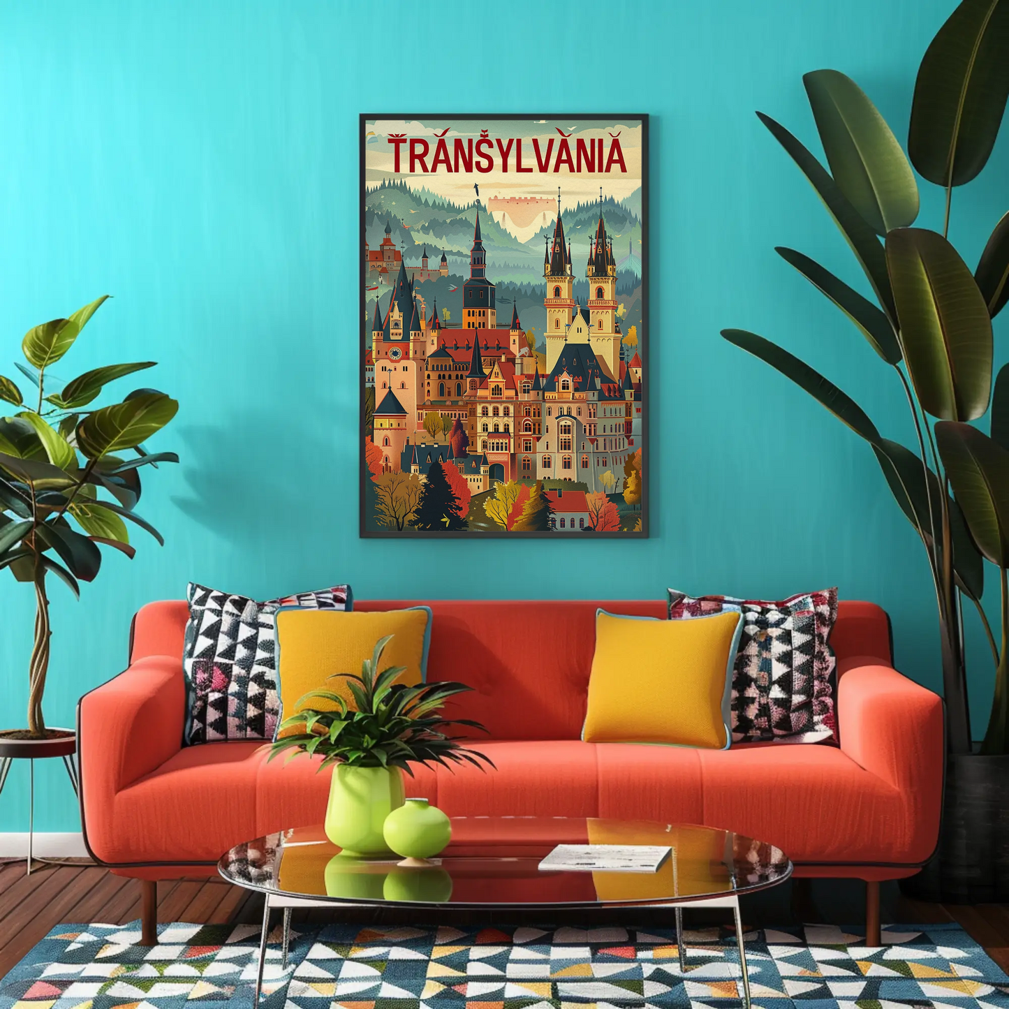 Transylvania Vintage Poster