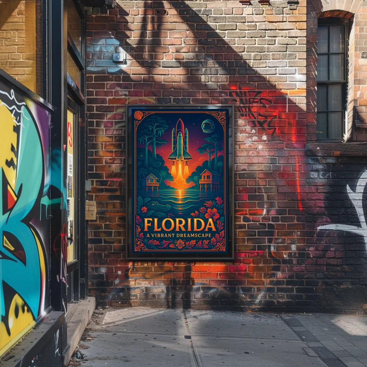 Florida A Vibrant Dreamscape Poster