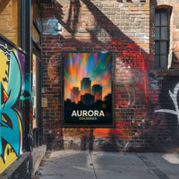 Aurora Colorado Scenic Travel Photography Realism Poster