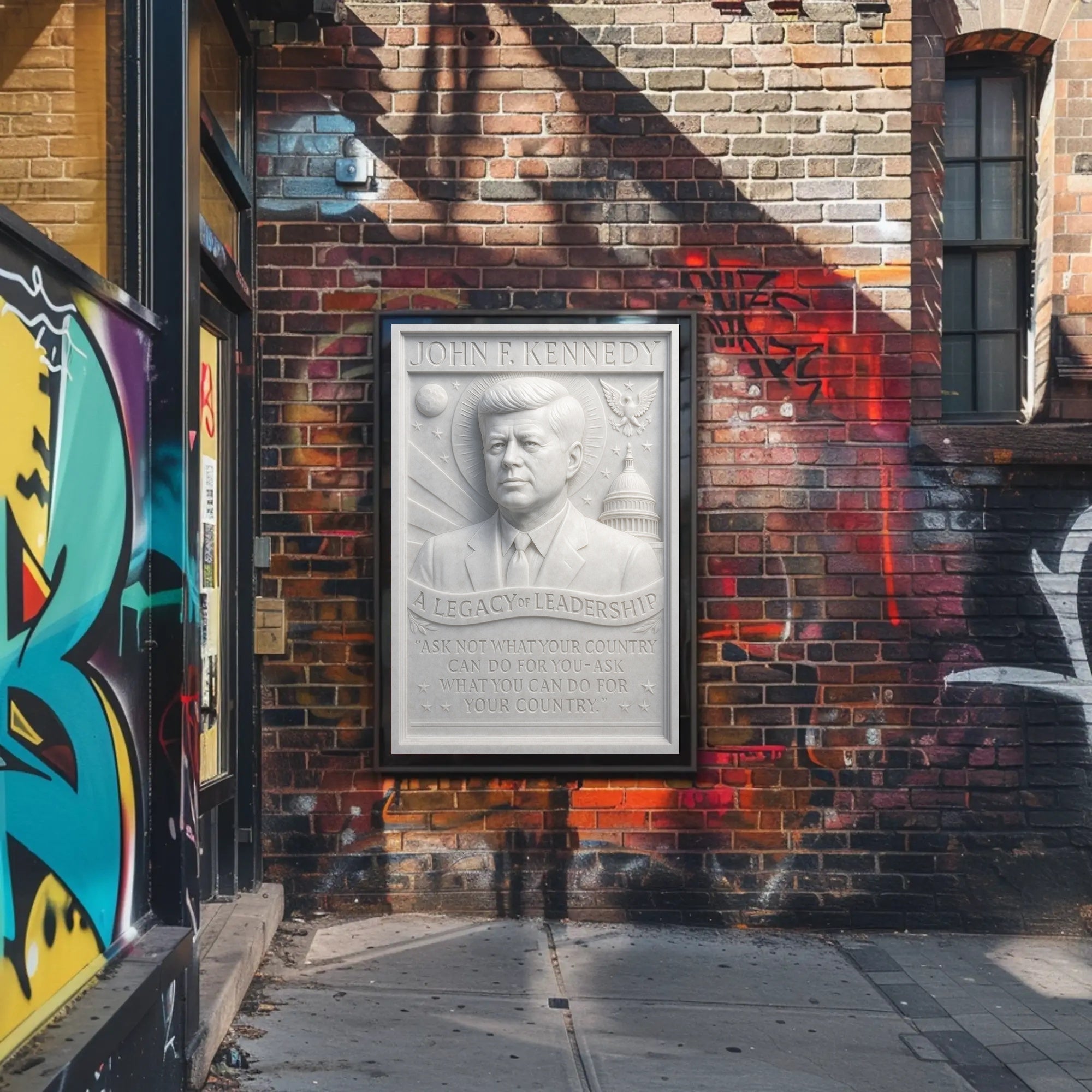 Timeless Leadership in Historical or Presidential Poster