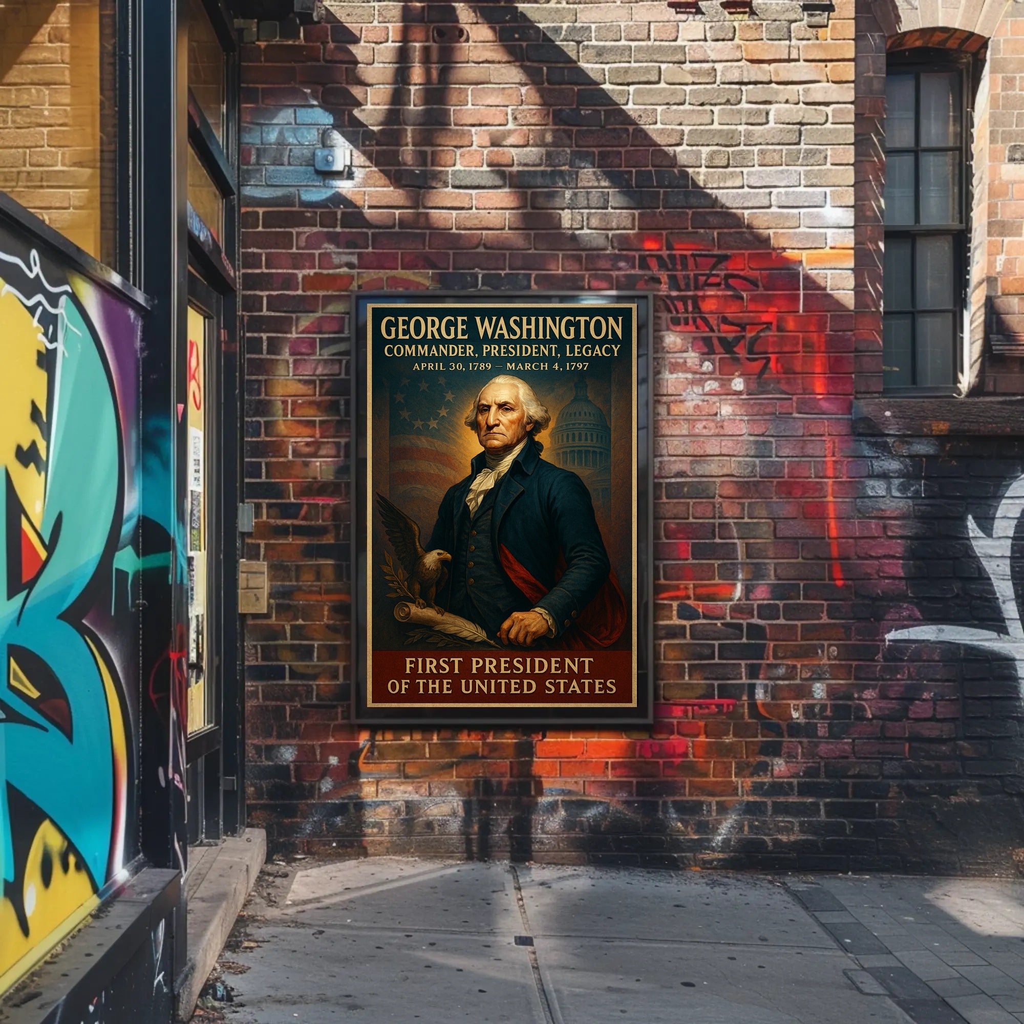 George Washington 1st President Poster PosterGoat