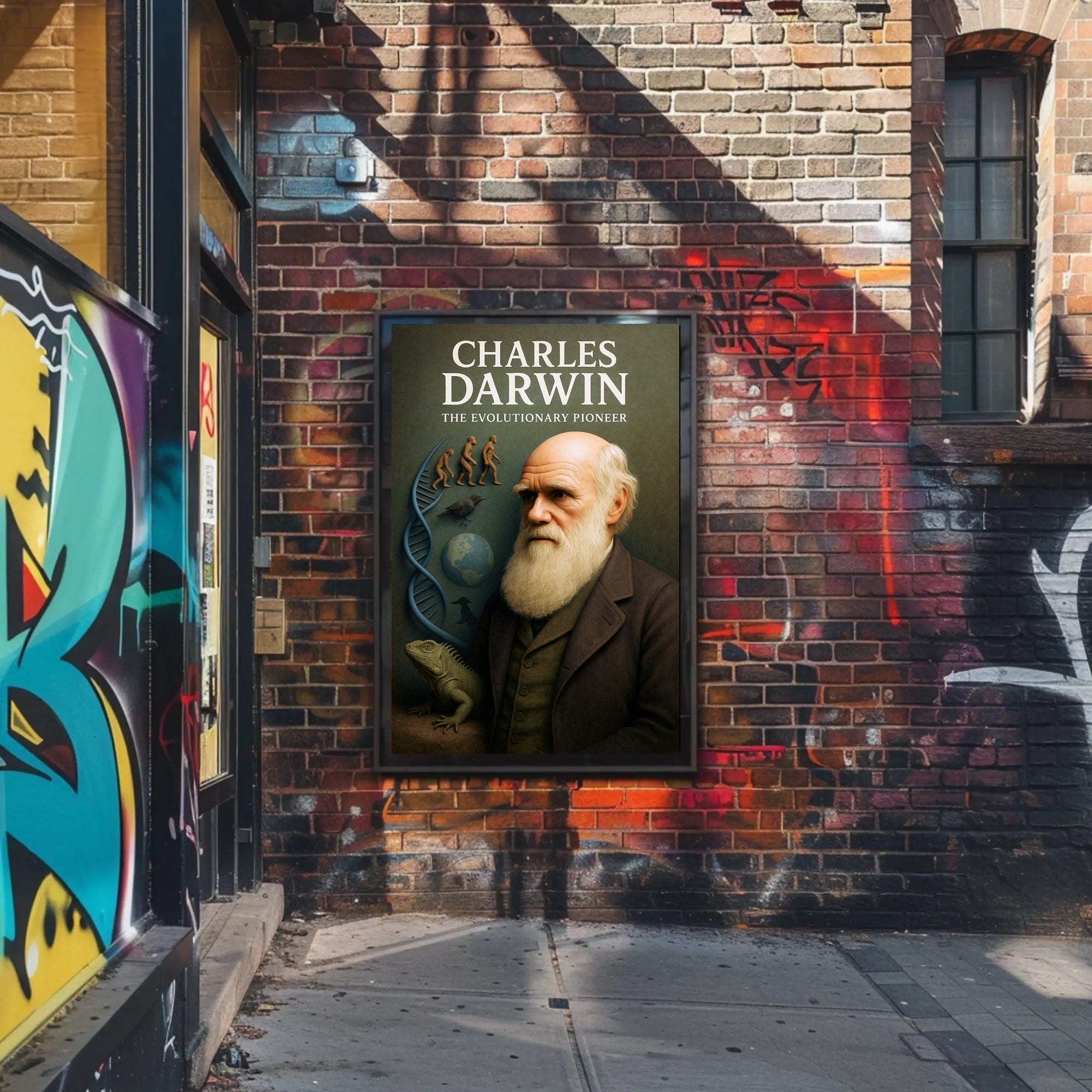 Charles Darwin The Evolutionary Pioneer Poster PosterGoat