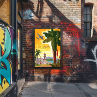 Vintage Los Angeles Travel Poster