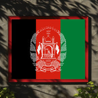 Afghanistan Flag Poster