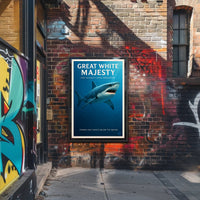 Great White Majesty Poster PosterGoat