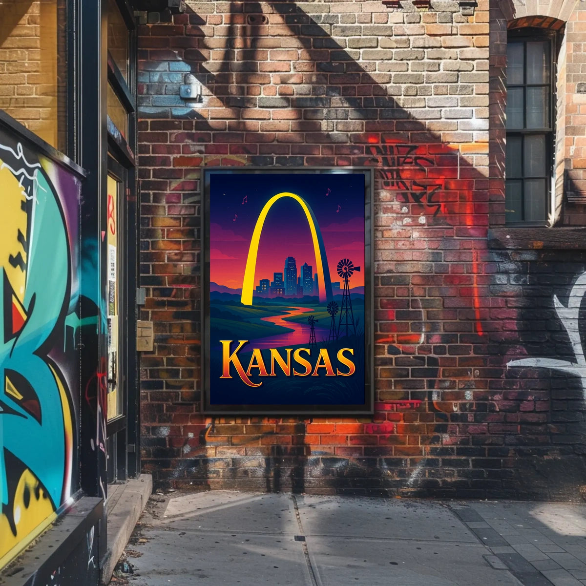 Kansas A Vibrant Tribute Poster