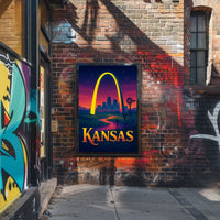 Kansas A Vibrant Tribute Poster