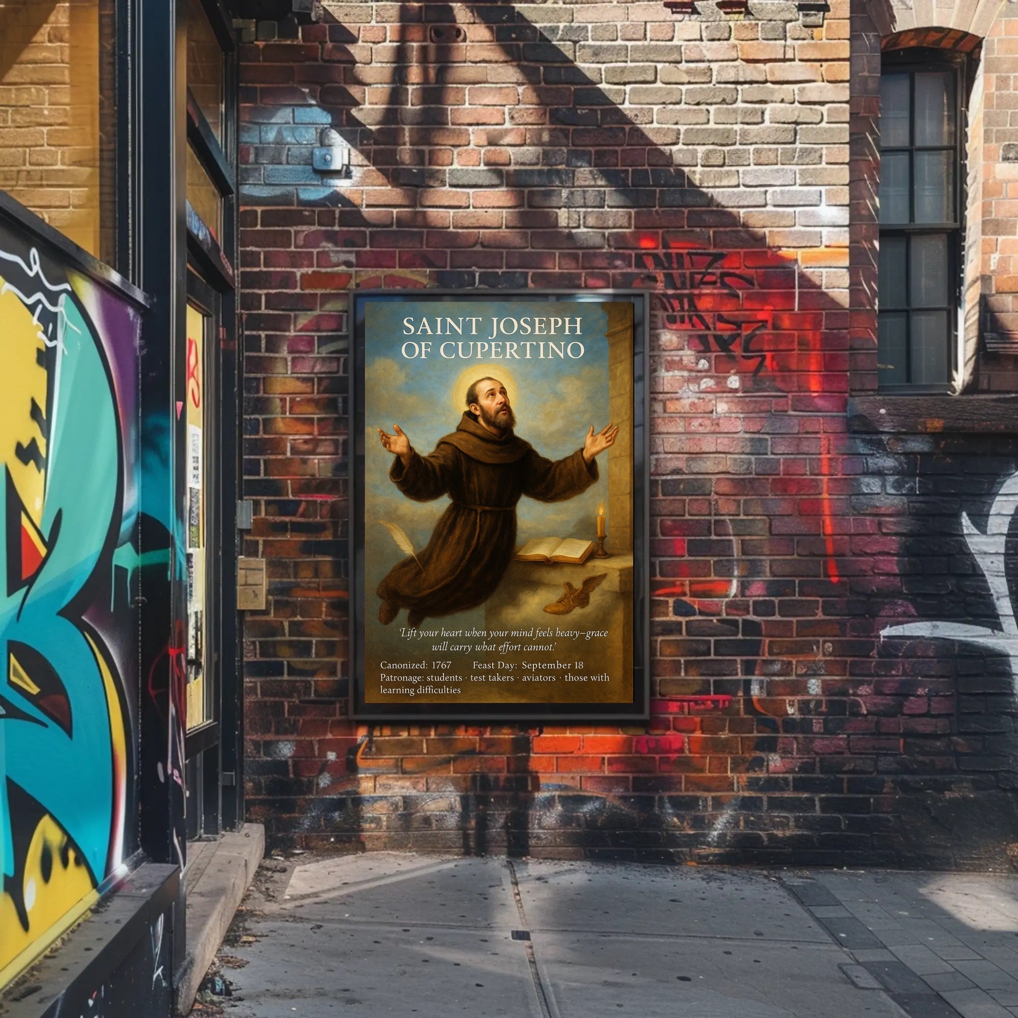 Saint Joseph of Cupertino Poster PosterGoat