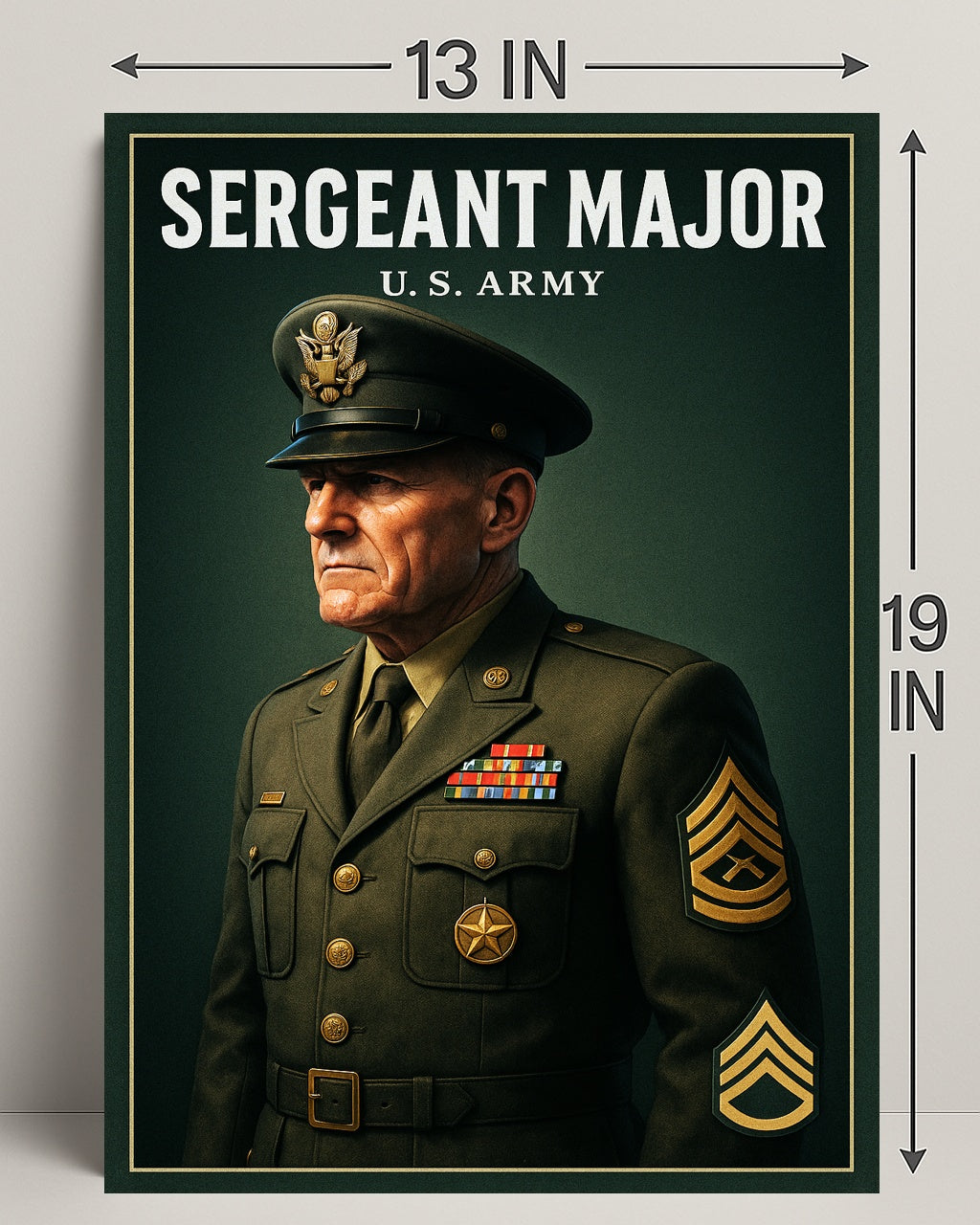 Sergeant Major U.S. Army Poster PosterGoat