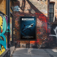 Makoshark The Oceans Predator Poster PosterGoat