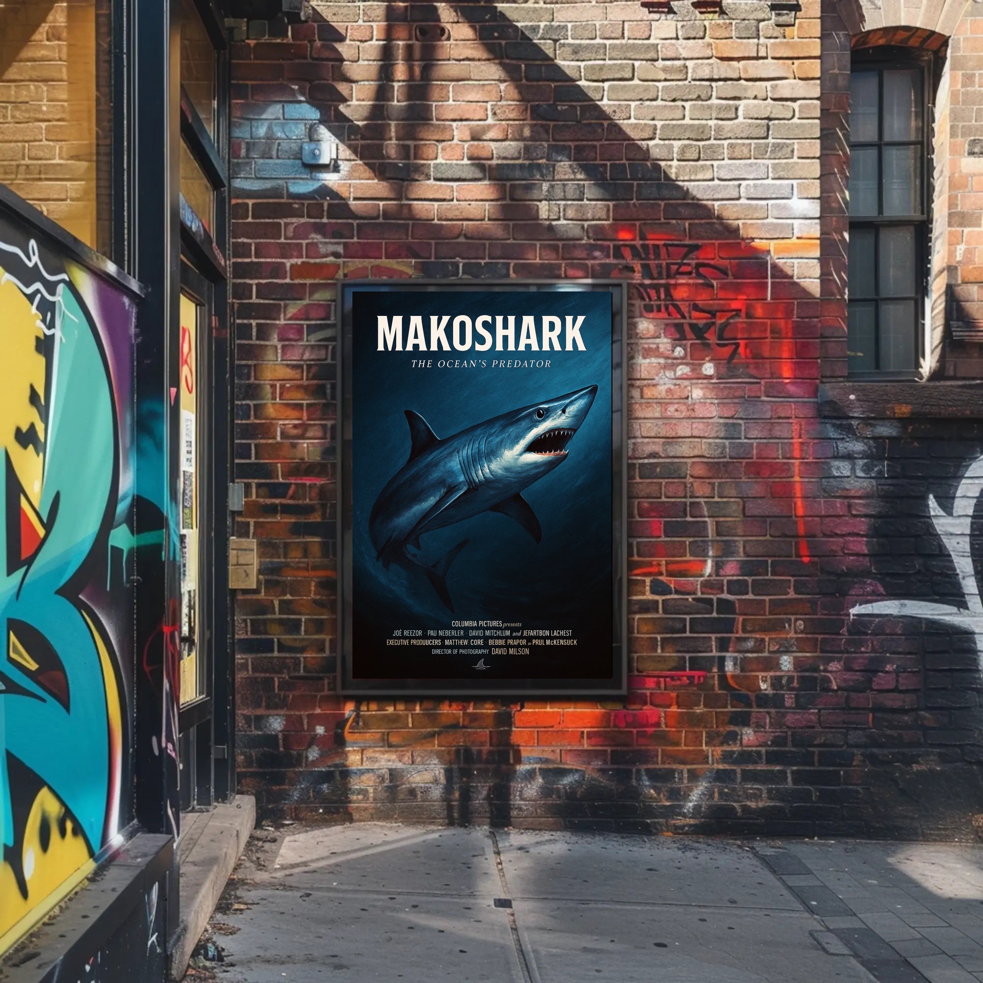 Makoshark The Oceans Predator Poster PosterGoat
