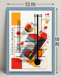 Abstract Geometric Design Abstract Poster