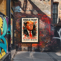 Donald Trump The Bold Visionary Poster