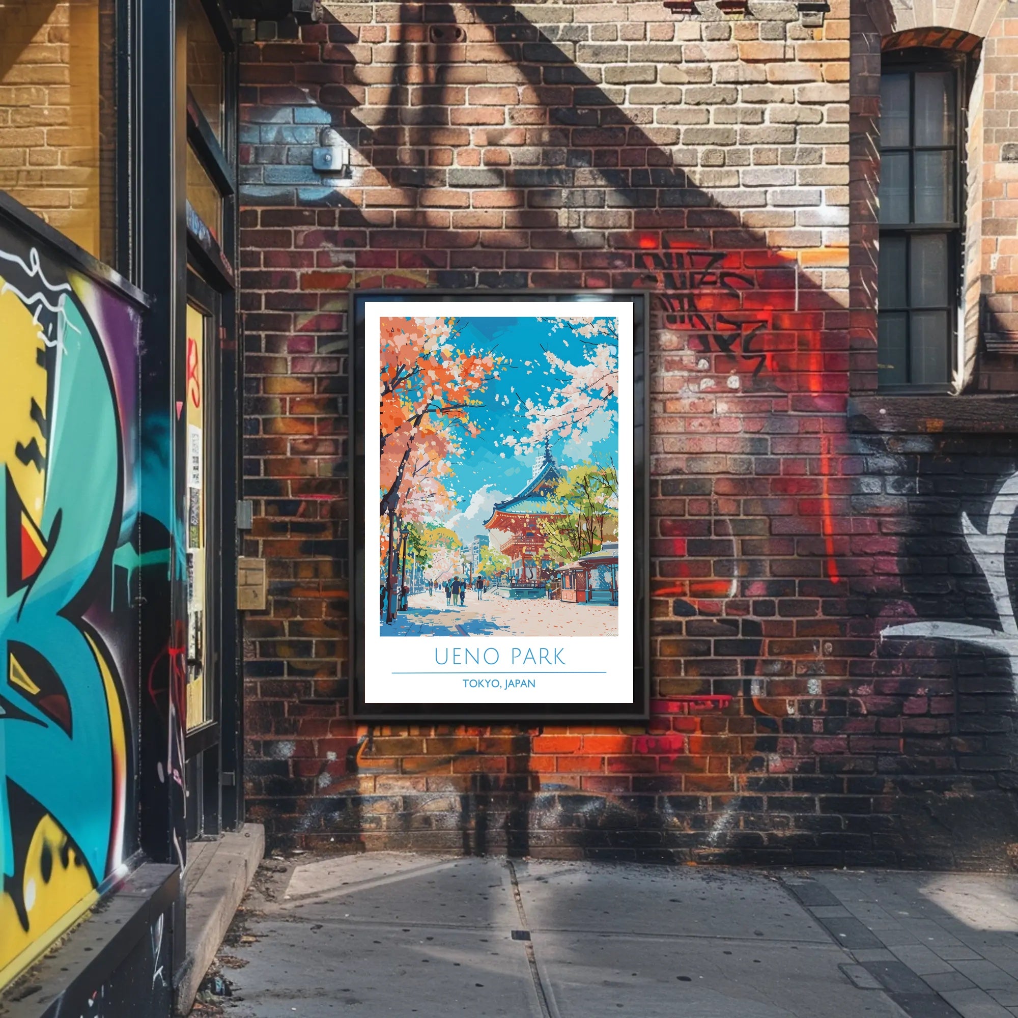 Ueno Park in Spring Poster