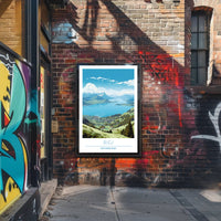 Majestic Swiss Alps Scenic Rigi Travel Poster