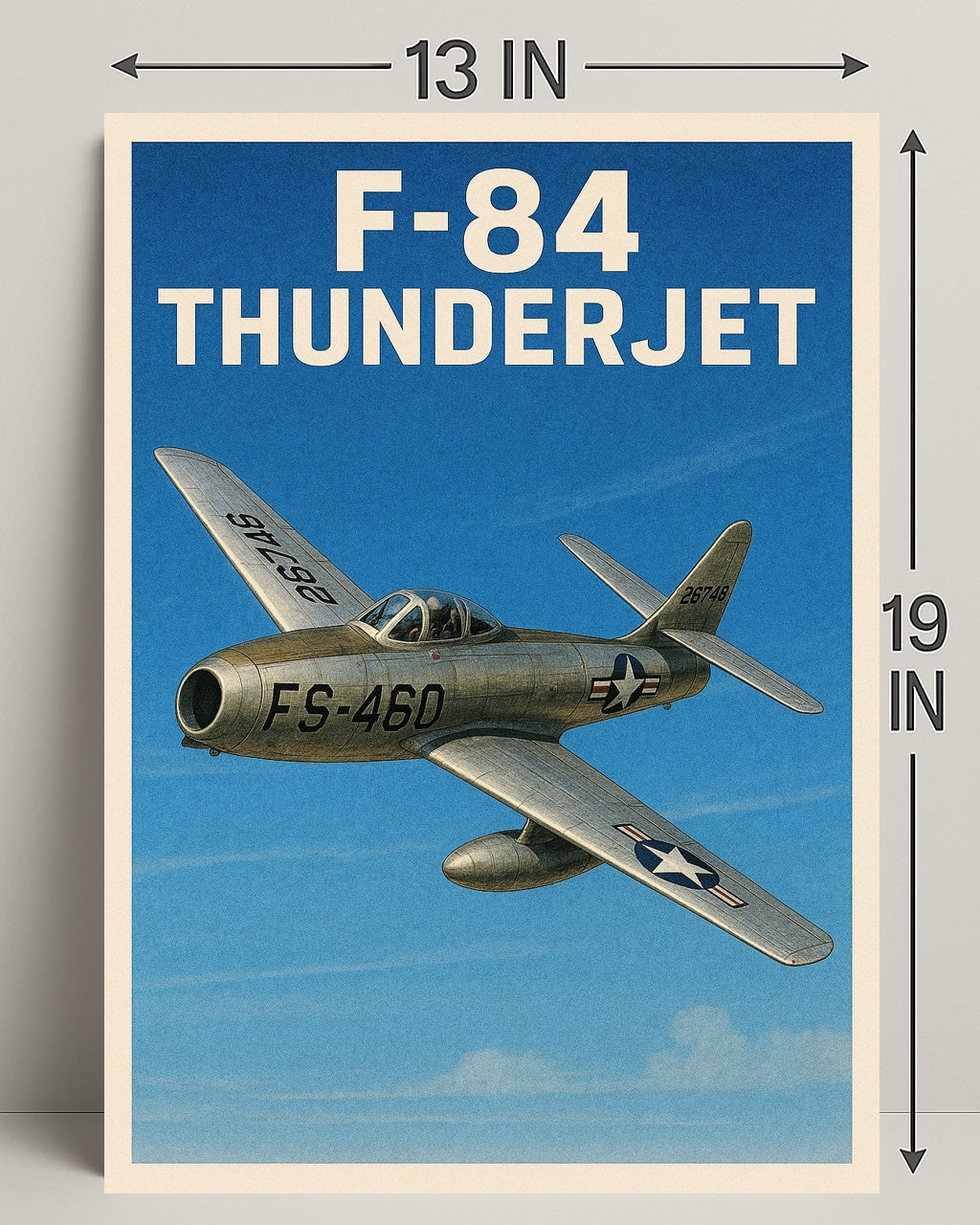 F-84 Thunderjet Poster PosterGoat
