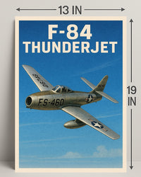 F-84 Thunderjet Poster PosterGoat