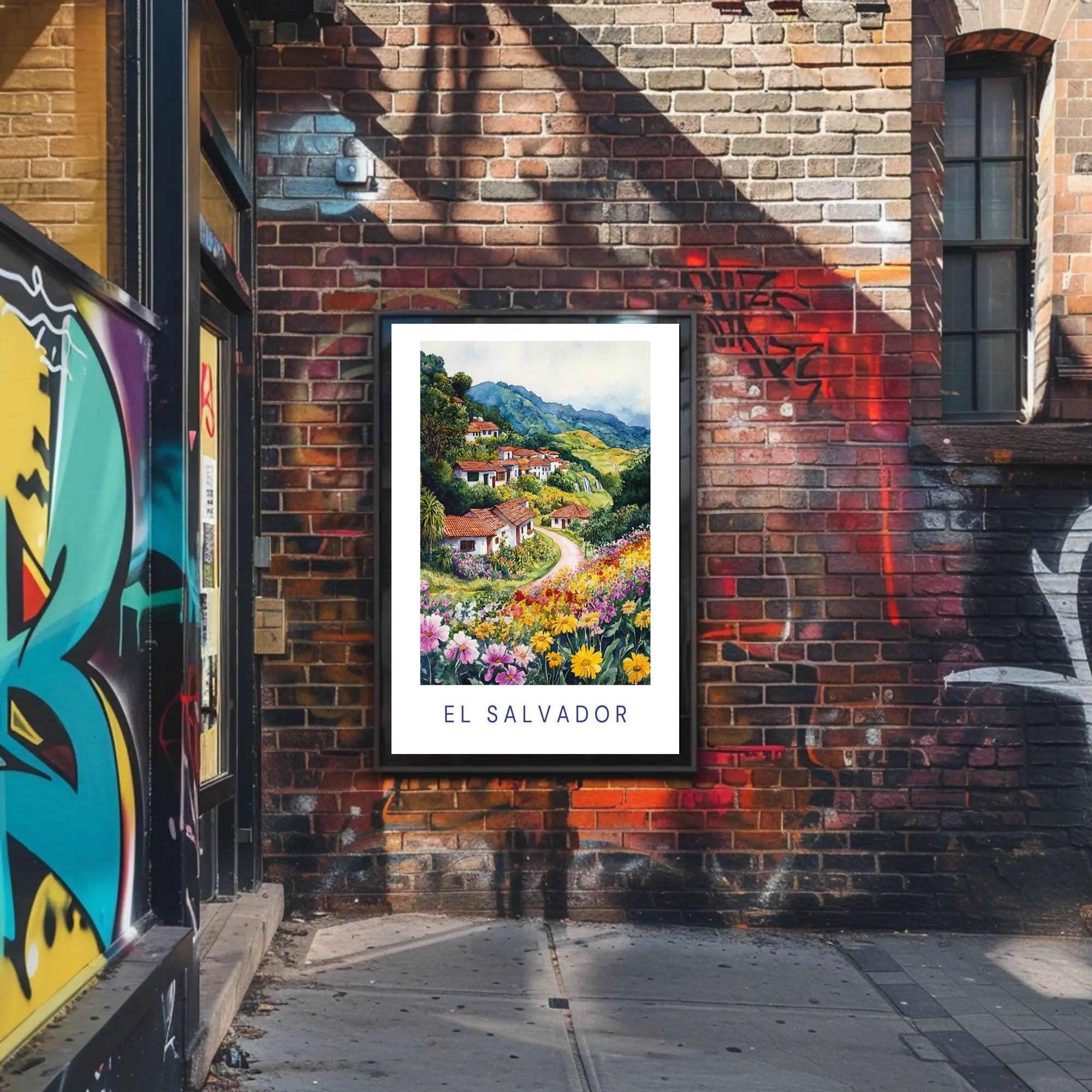 Scenic Beauty of El Salvador Poster PosterGoat