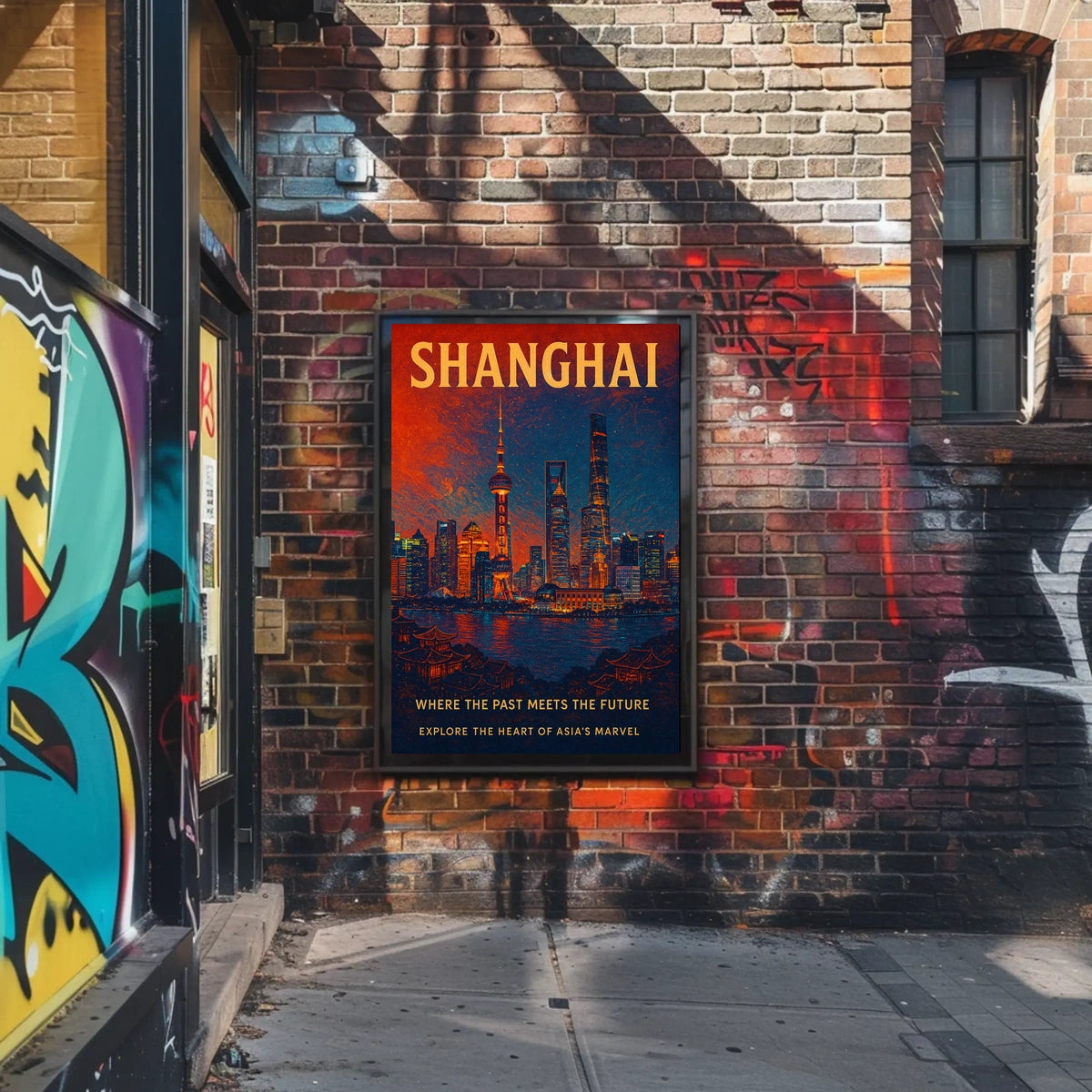 Shanghai Where The Past Meets The Poster