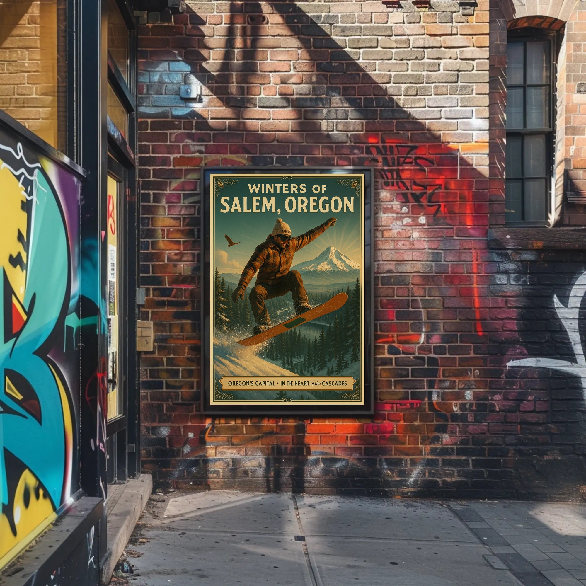 Winters of Salem, Oregon Poster