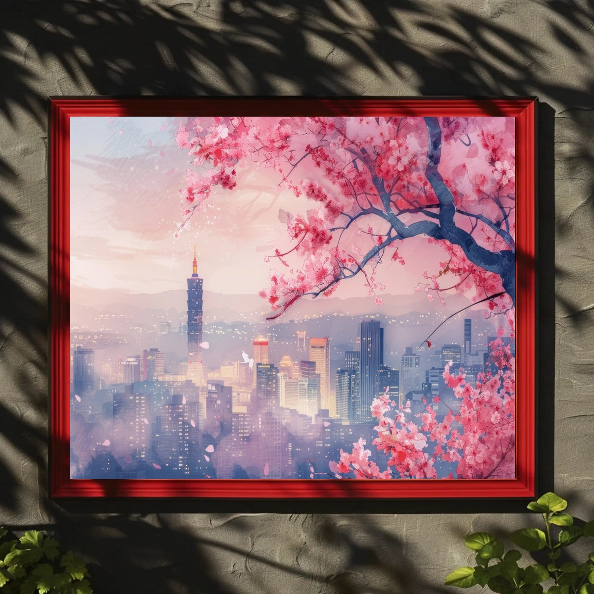 Blossoms Over Taipei Poster