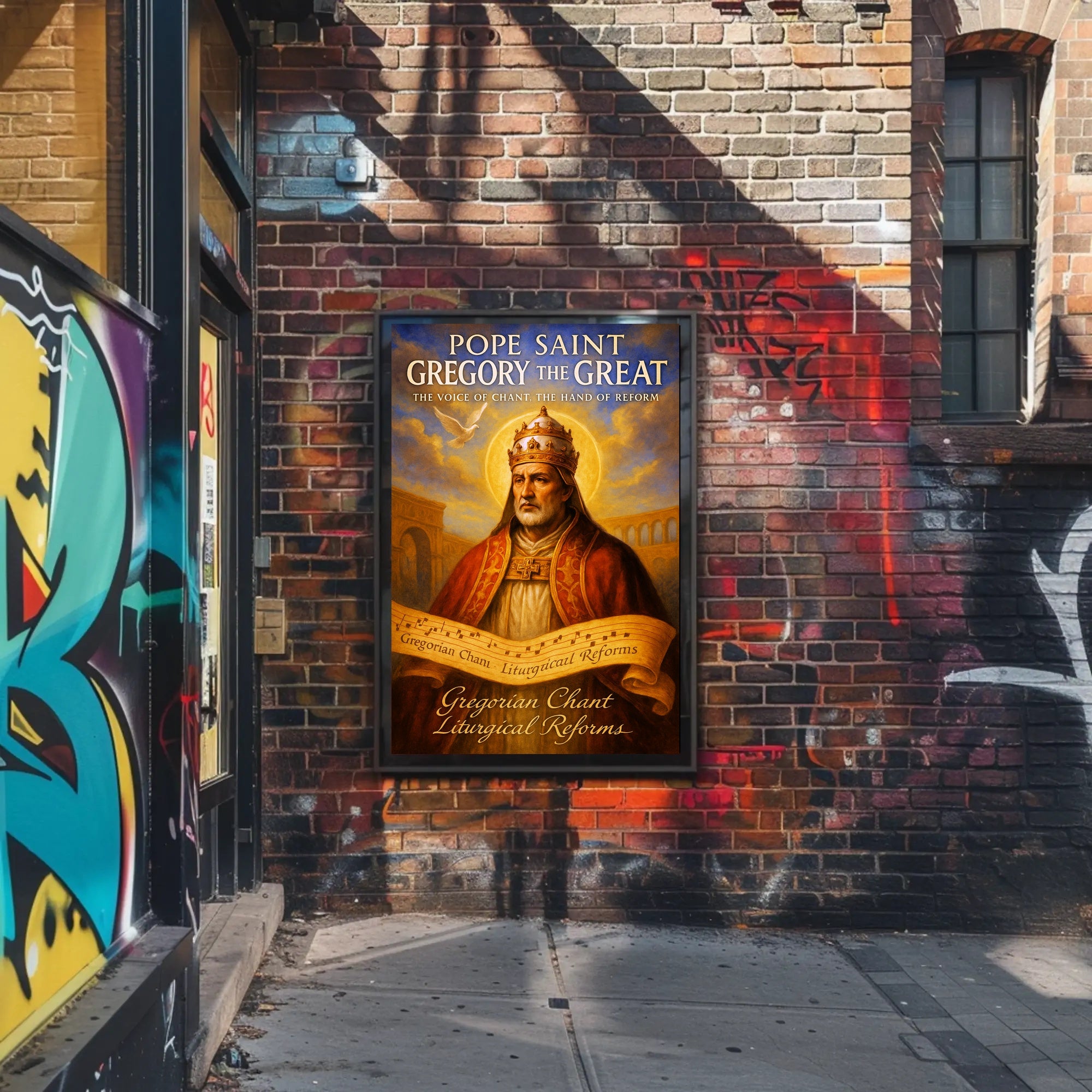 Pope Saint Gregory the Great Poster PosterGoat