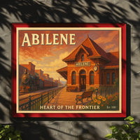 Abilene Heart of the Frontier Poster Print