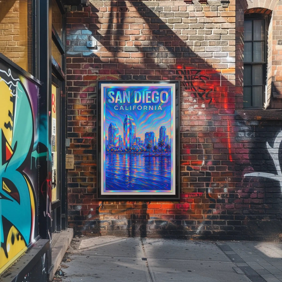 San Diego Skyline Poster