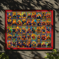 The Presidential Chronicles 45 Presidents Comic Style Poster PosterGoat