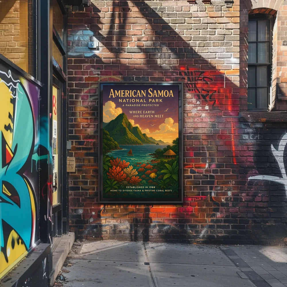 National Park of American Samoa Conservation Poster
