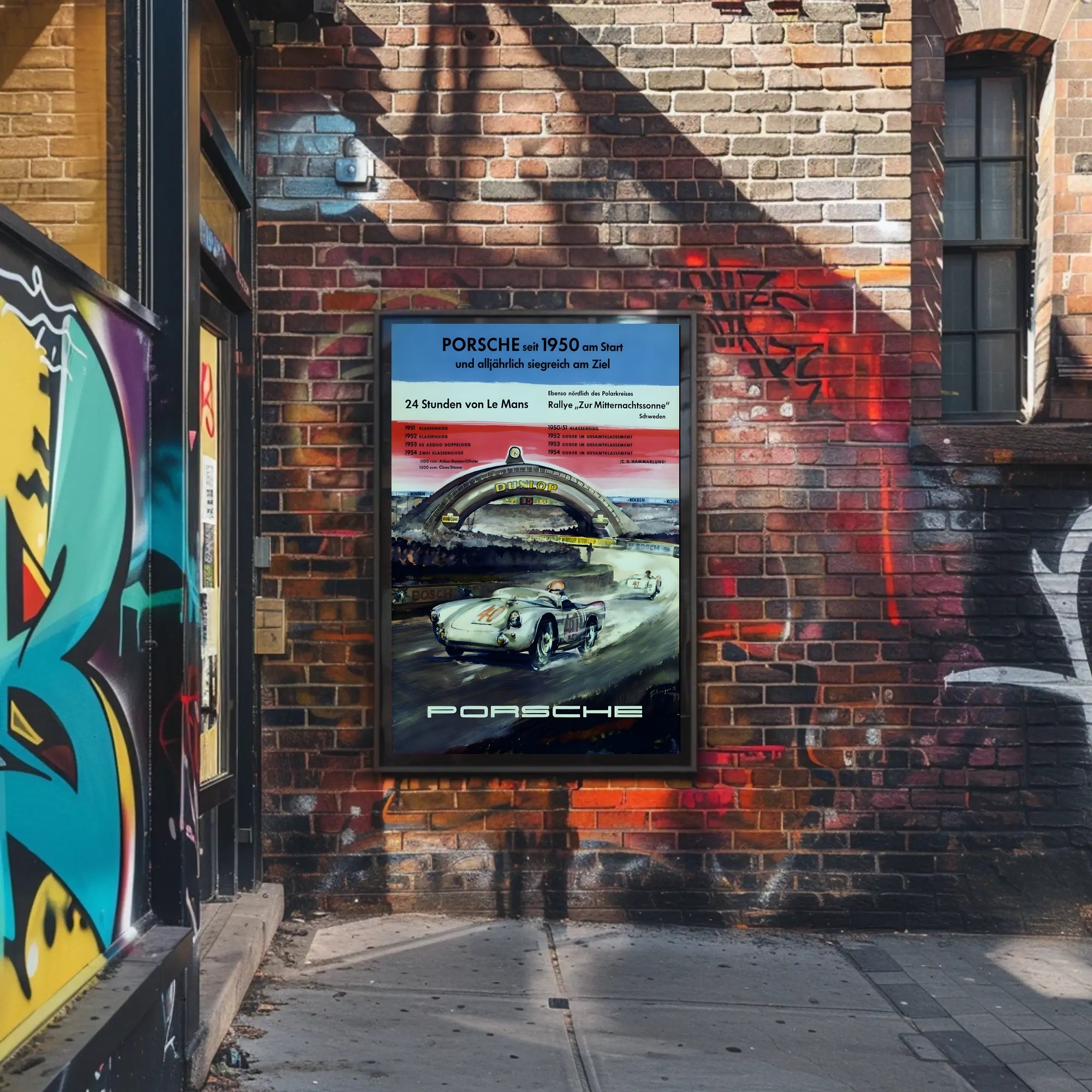 Porsche Racing Achievements Poster