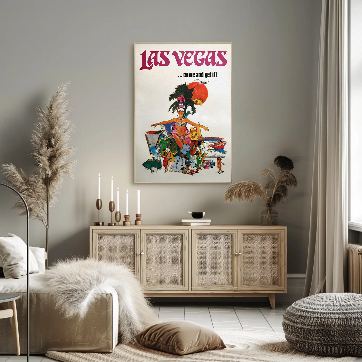 Las Vegas Come and Get It Travel Poster