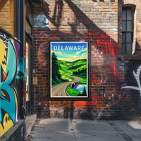 Scenic Delaware Roadway Poster