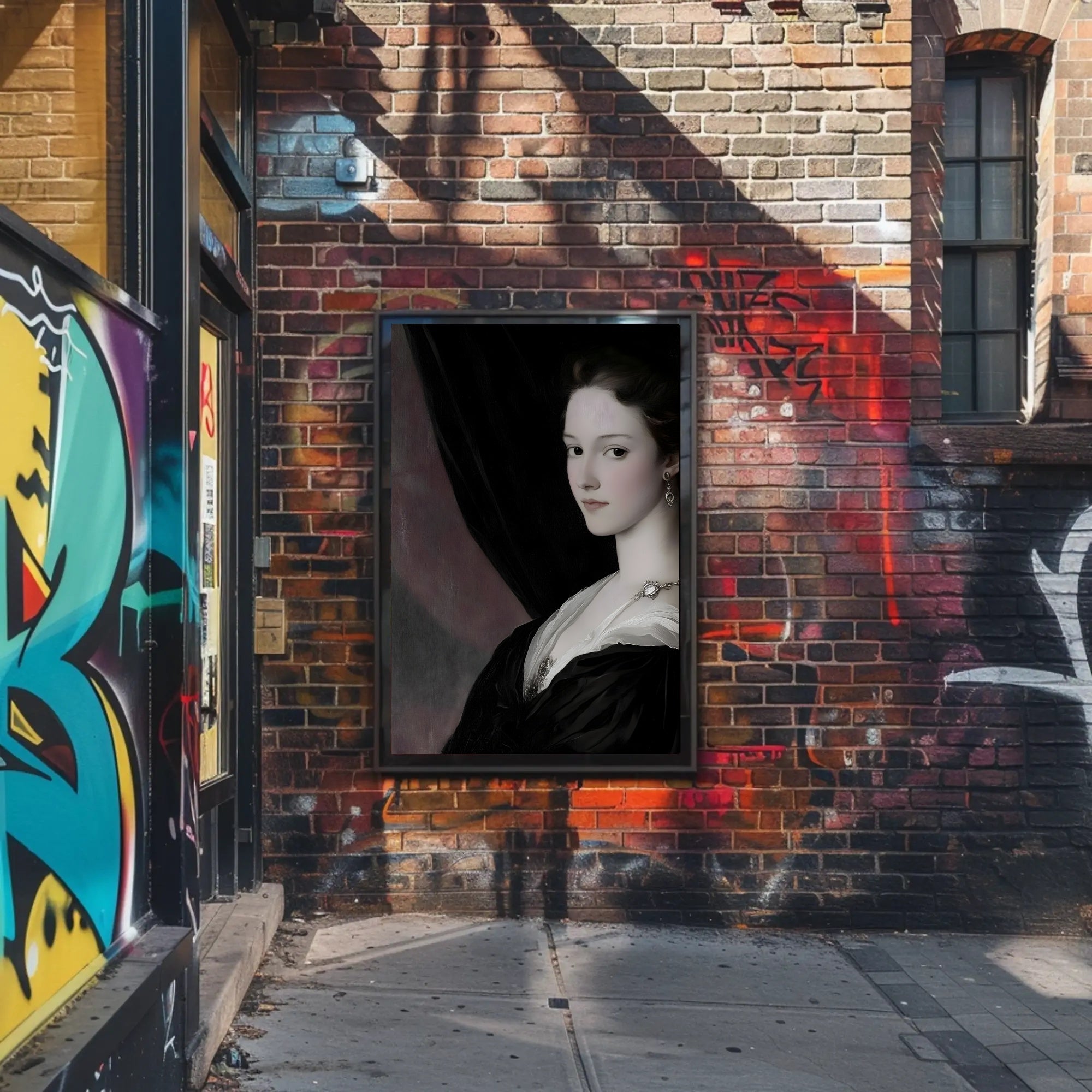 Elegant Portrait of a Woman: Cultural or Heritage Poster PosterGoat