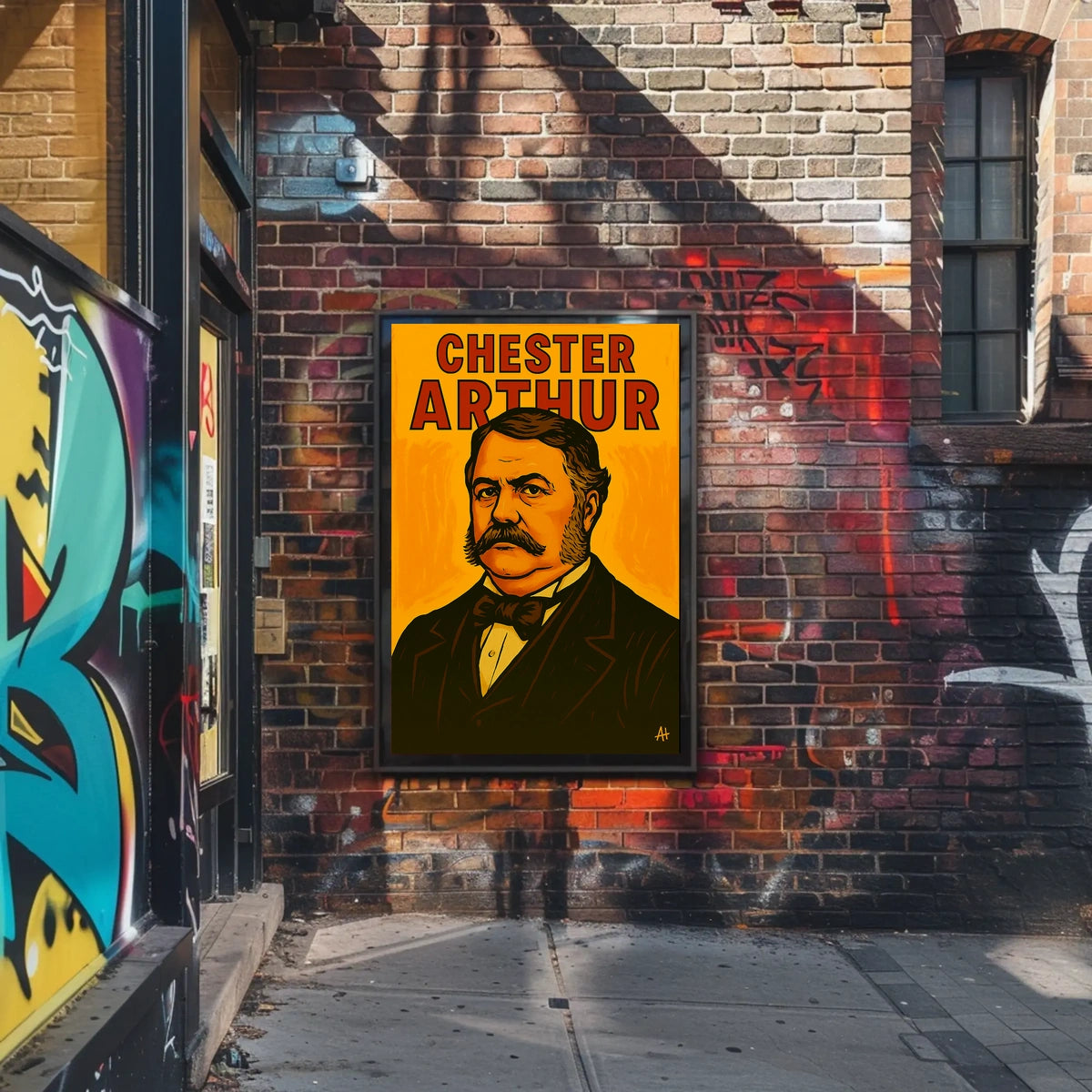 Chester Arthur Classic Americana Scenic Heritage Travel Wall Art Wanderlust Decor Poster
