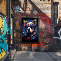 Patriotic Pooch Poster
