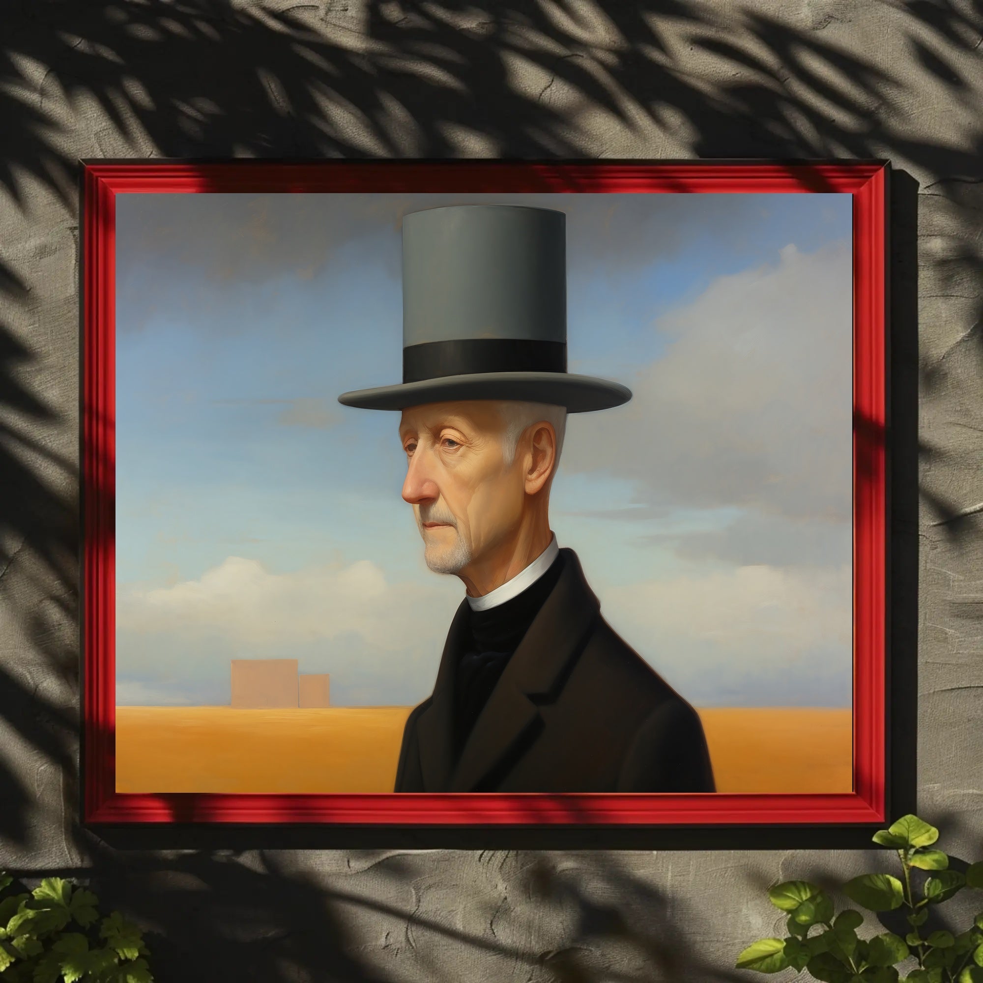 Timeless Elegance: Man in Top Hat Historical Poster