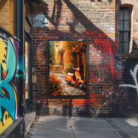 Charming Alleyway Retreat Poster