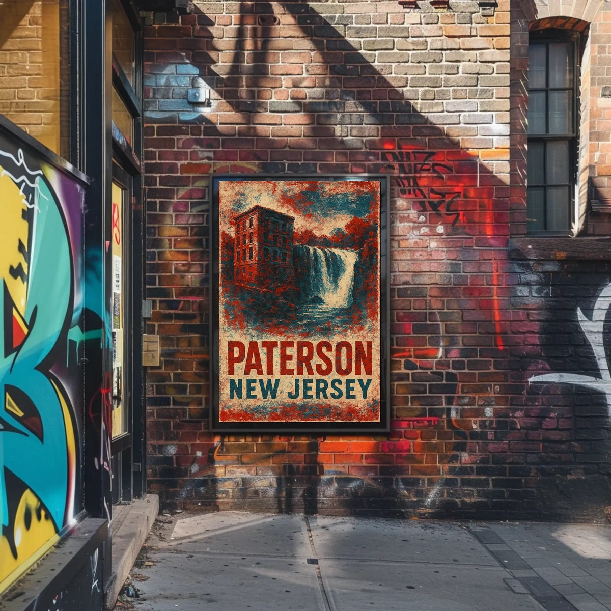 Paterson Heritage Travel Typography Collector Poster