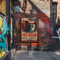 Paterson Heritage Travel Typography Collector Poster
