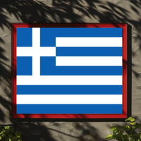 Greece Flag Poster
