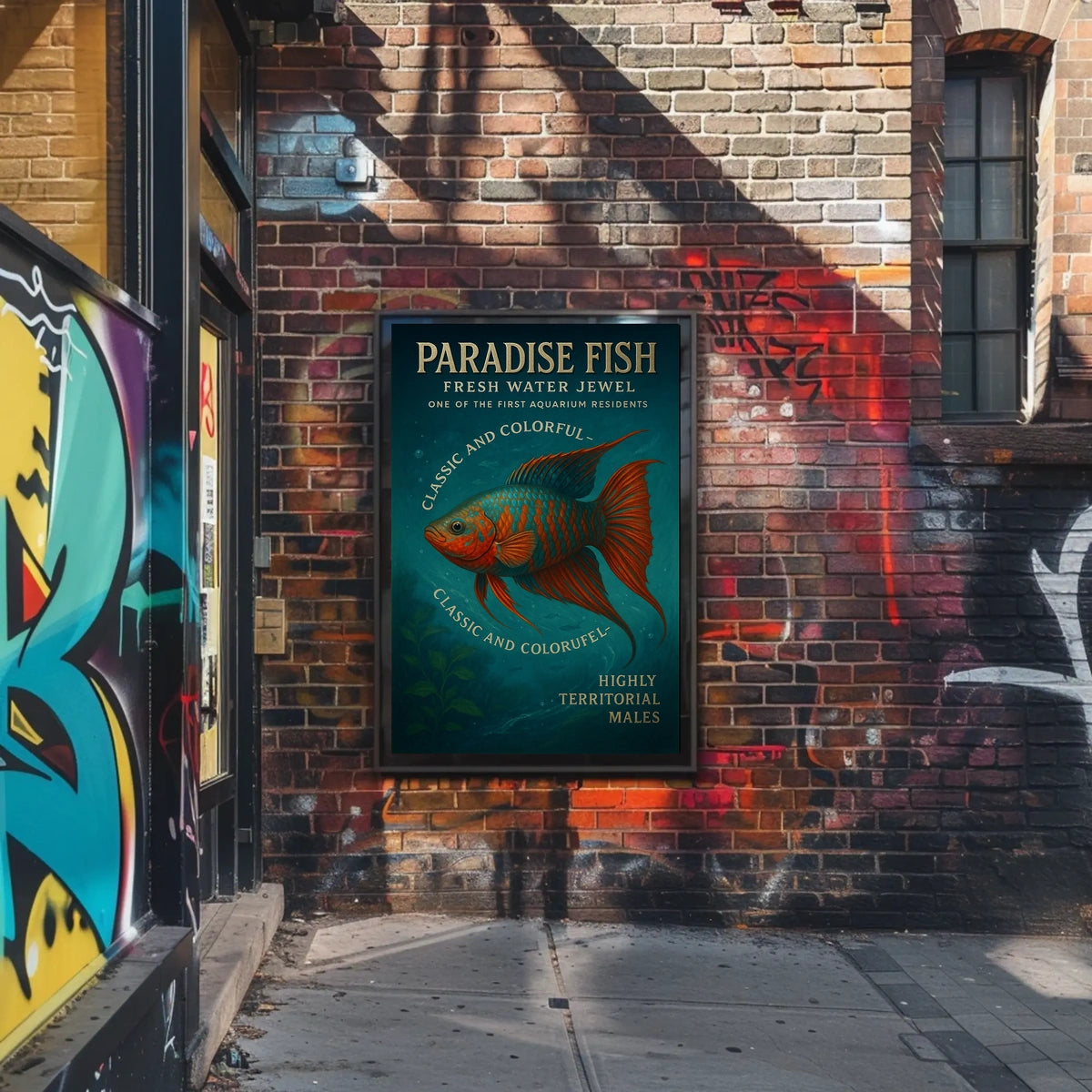 Paradise Fish Fresh Water Jewel Poster