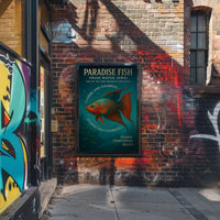Paradise Fish Fresh Water Jewel Poster