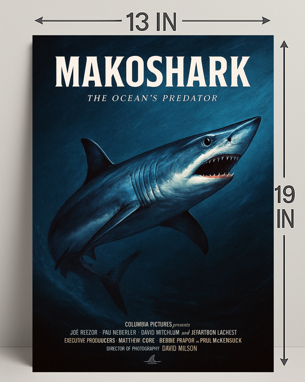 Makoshark The Oceans Predator Poster PosterGoat