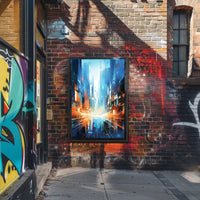 Futuristic Cityscape Poster