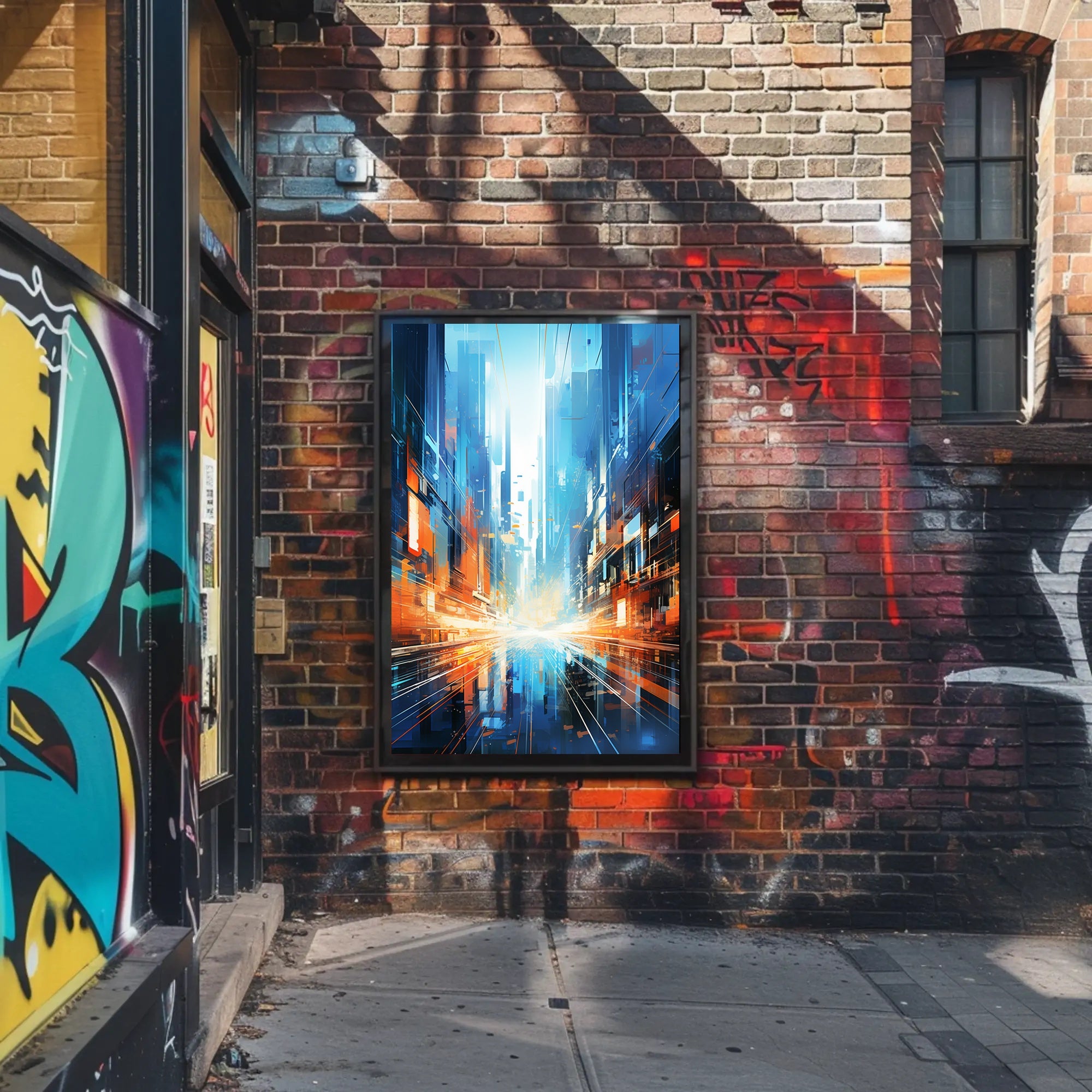 Futuristic Cityscape Poster