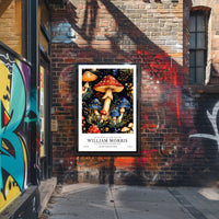 William Morris Cotton Prints Exhibition Poster