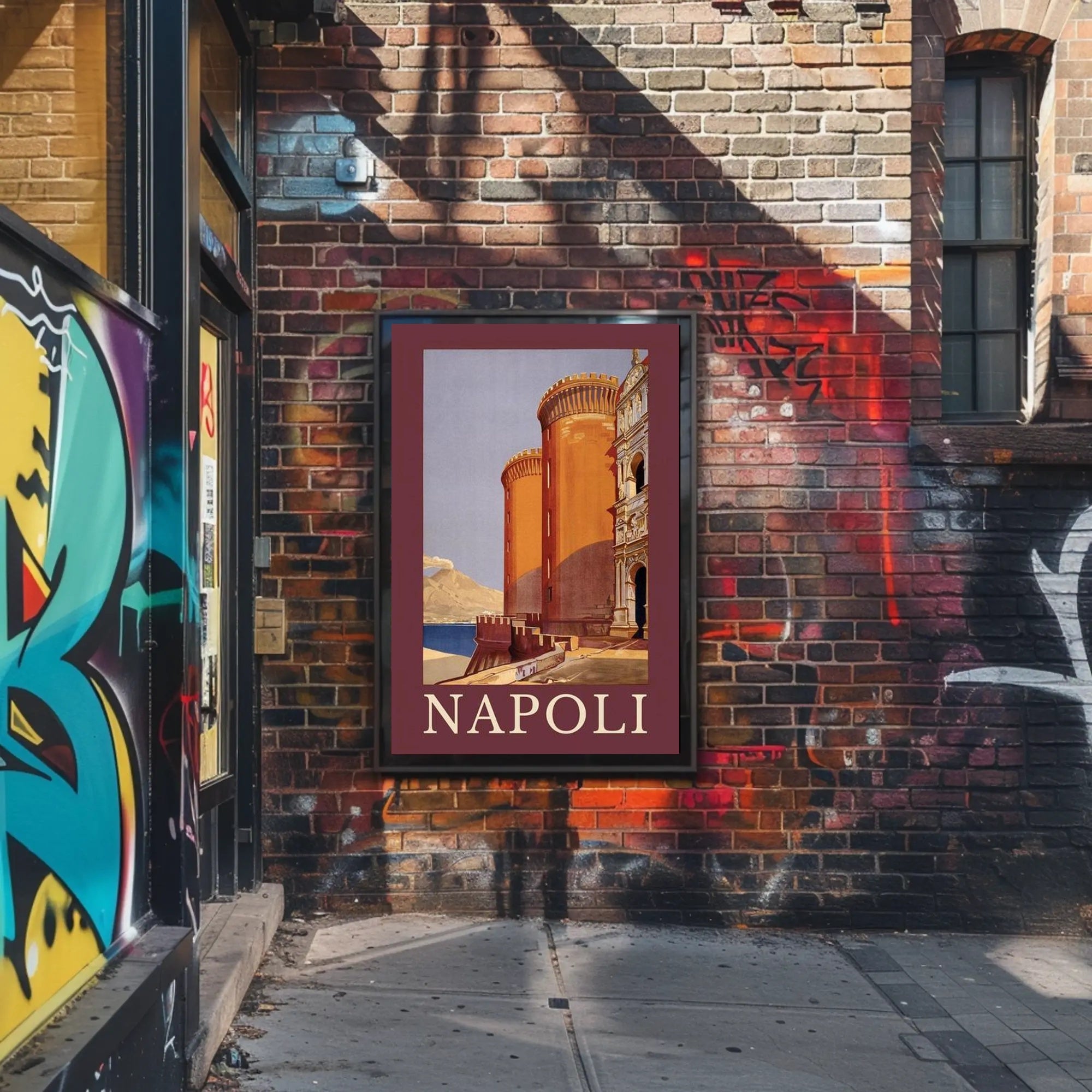 Napoli Architectural Poster