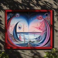 Surreal Cosmic Seascape Abstract or Artistic Poster